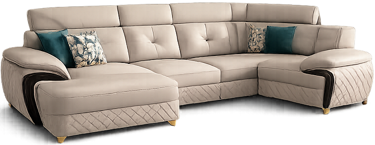 Custom sofa handcrafted by Daz Square Furniture