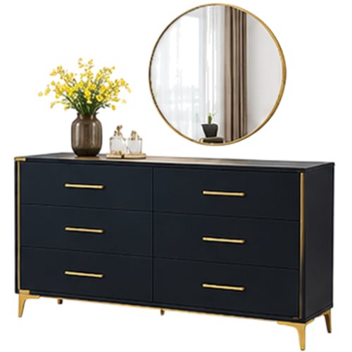 Dresser with mirror